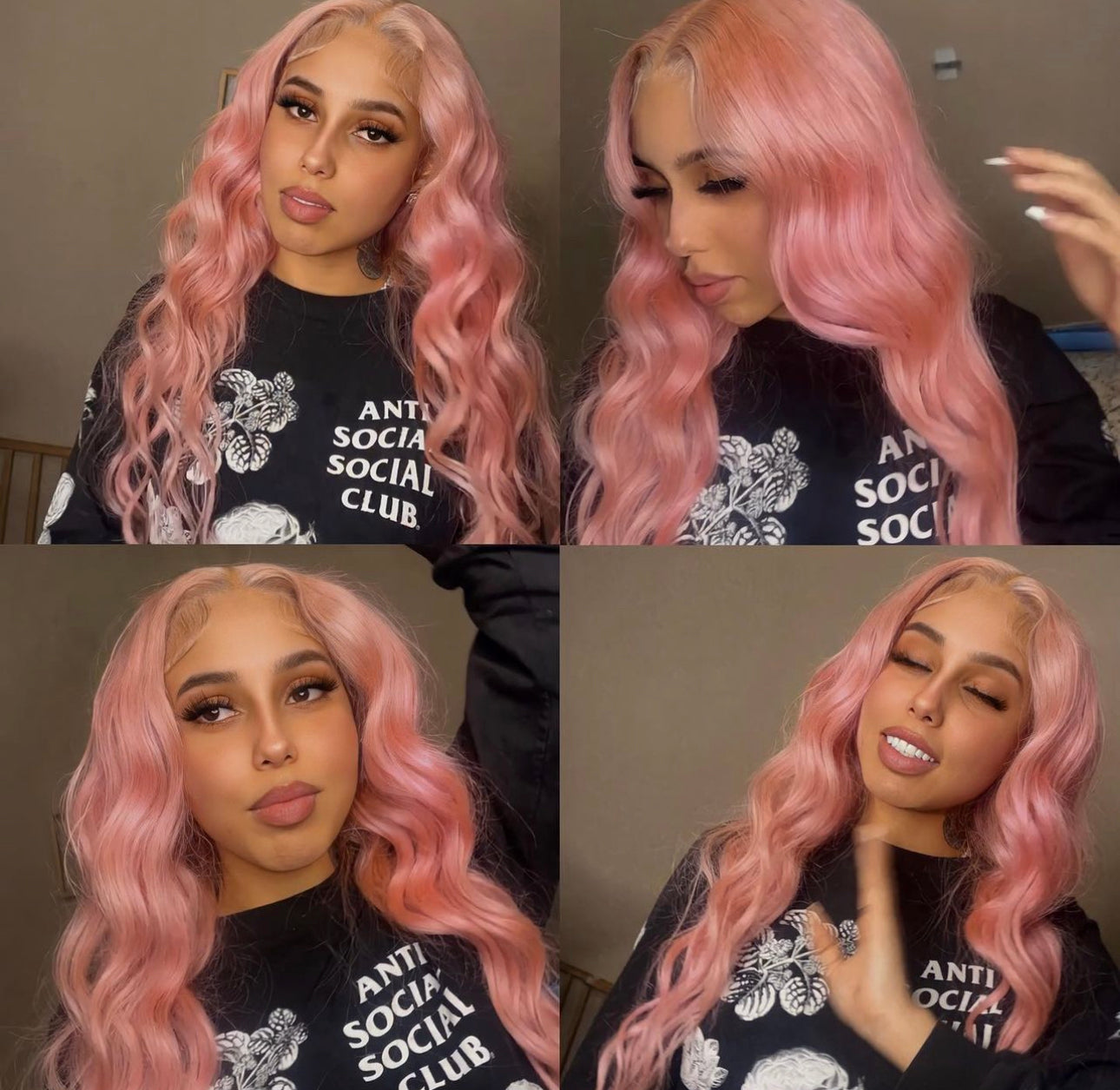 Barbie Pink Custom Color Wig
