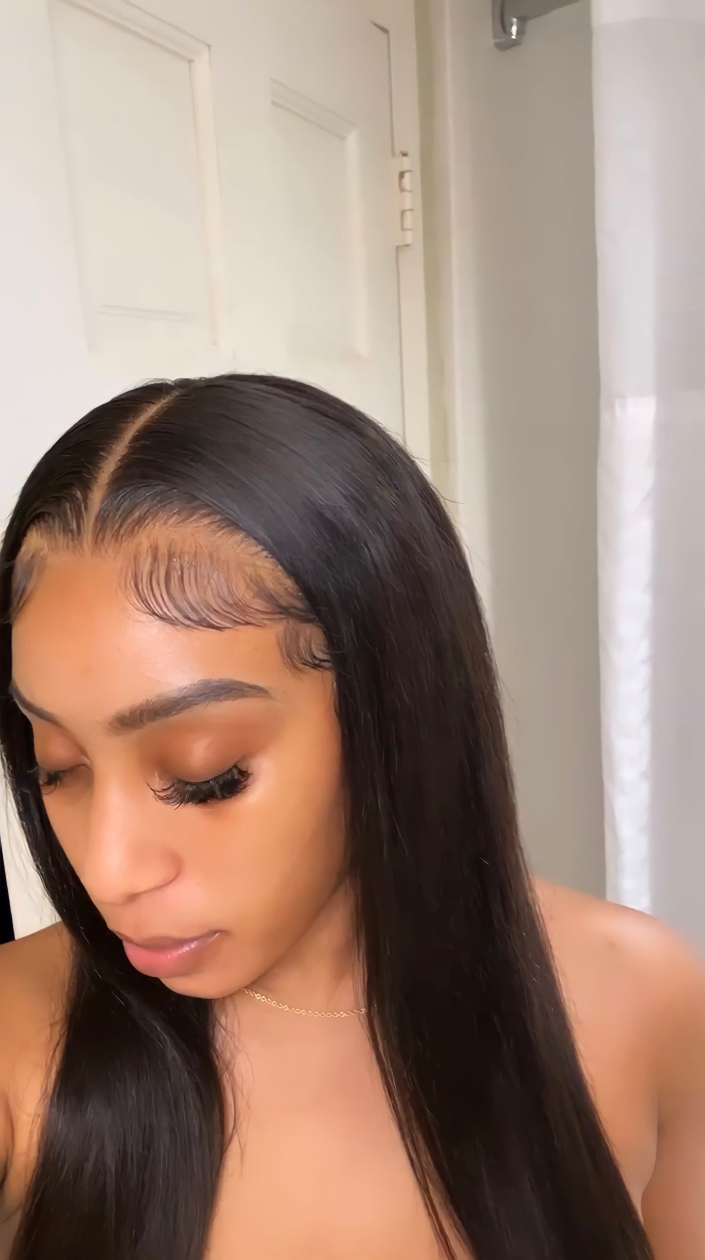 Straight Lace Front Unit